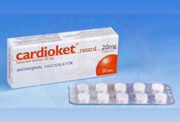 CARDIOKET 20 MG  DEGISTIRILMIS SALIMLI TABLET (20 TABLET)
